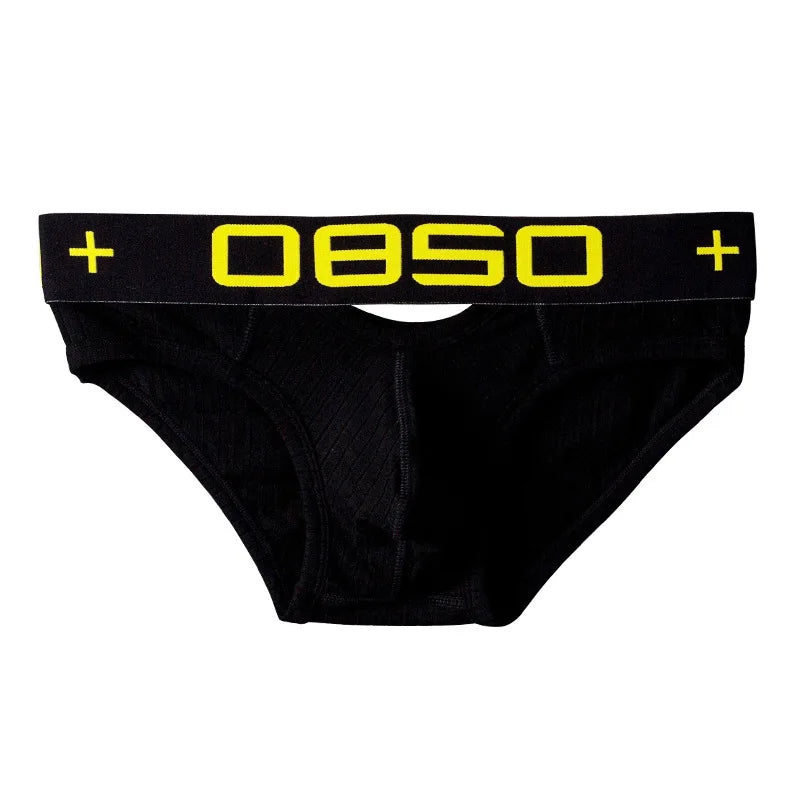 CHSM- BS3513  Triangle Men's Underwear  Low Waist Underpants Letter Print Breathable Summer Fashion Sports Cotton Sexy  Briefs