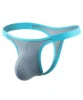 High Quality Men's Underwear Thong Mesh Wicking Mens Thong Underwear 3D Pouch Star Printed Funny Thongs for Men