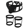 Cotton Jockstrap Men Underwear Sexy Harness Thong G String Leg Ring Bondage Lingerie hombre Strap Panties T-back