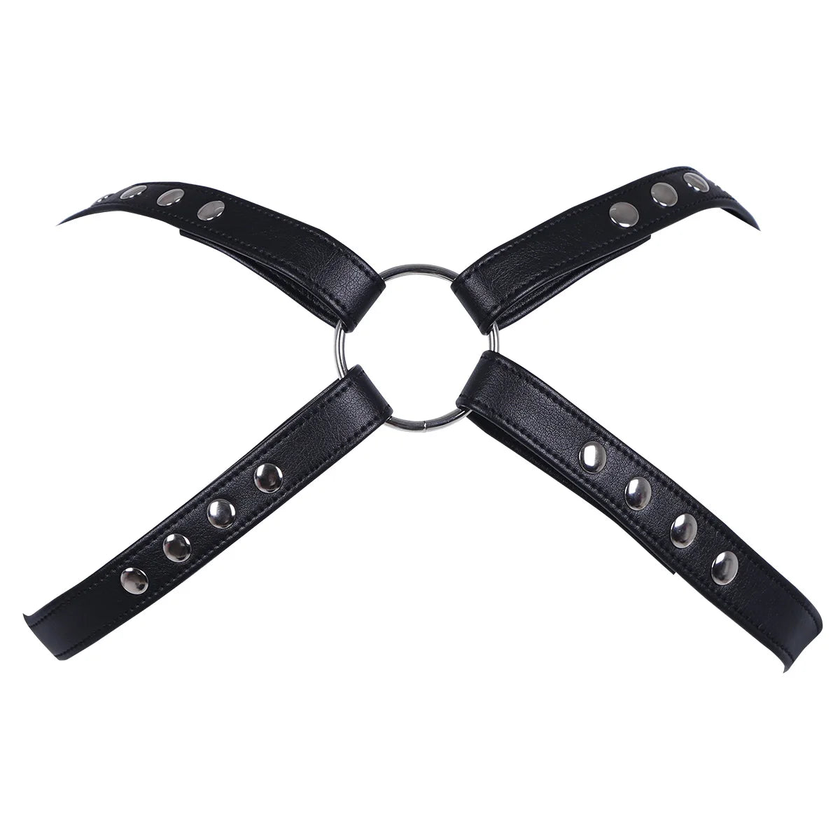 Harness Mens Lingerie Body Chest Harness Belts Male Leather Tops Costume O-ring Rivet Bondage Outfit Arnes Hombre Sex Harness