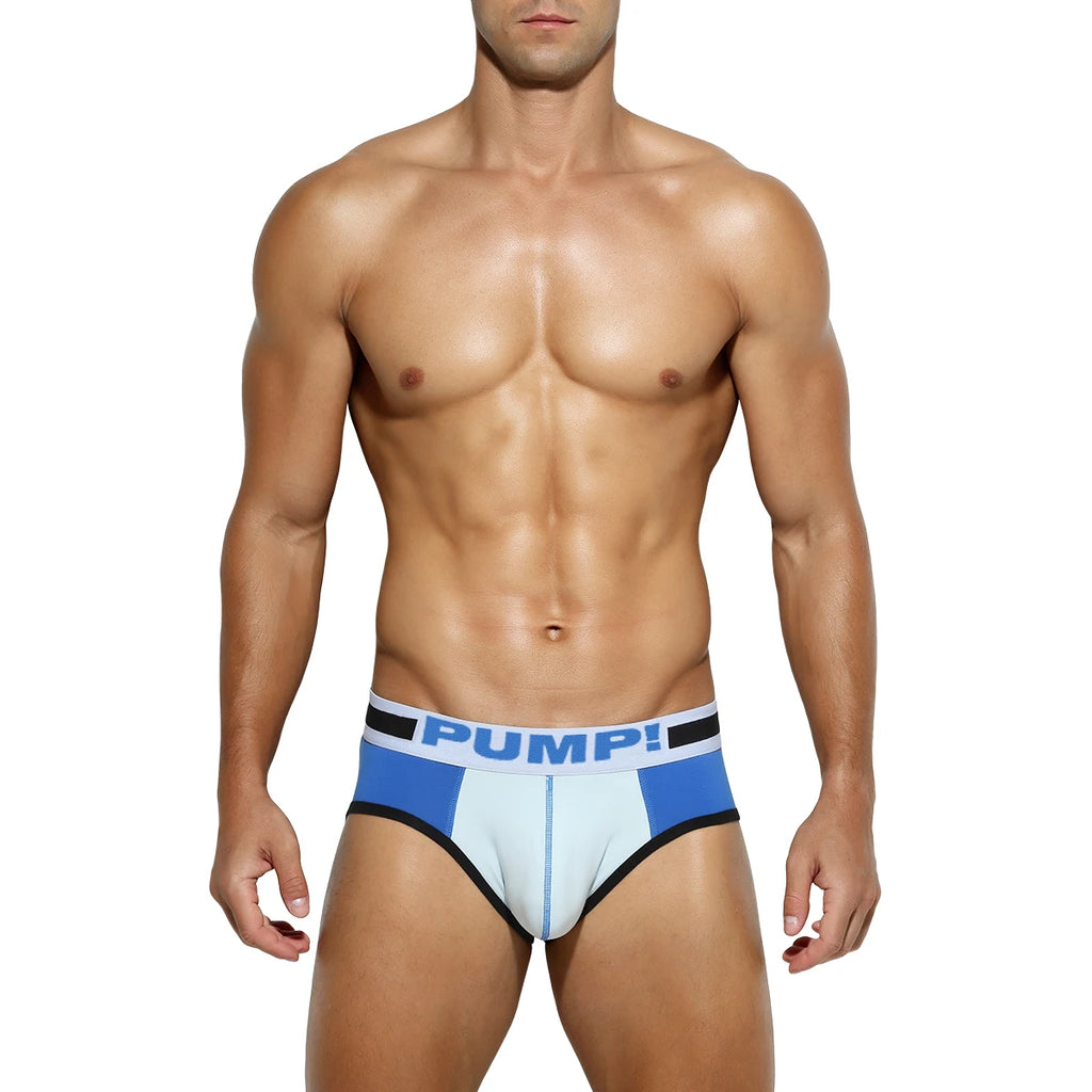 Pump Wholesale Custom Mens Briefs Airy Men's Casual Home Date Underwear 95%Cotton Brief for Men
