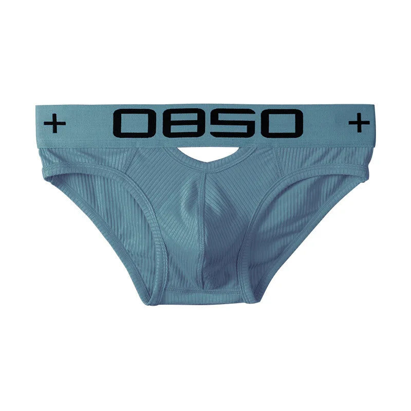 CHSM- BS3513  Triangle Men's Underwear  Low Waist Underpants Letter Print Breathable Summer Fashion Sports Cotton Sexy  Briefs