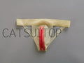 Suitop  latex rubber fetish jockstrap latex Exotic briefs for men's