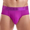 For Fashion Solid Color Men's Underwear Sexy Low Waist High Slit Boxer Briefs Breathable Mesh Material Quick Dry Plus Size