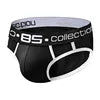 GZADN-BS107 Men's Mid-waist Color Patchwork Fashion Briefs Men's Breathable Sexy Trangile Briefs
