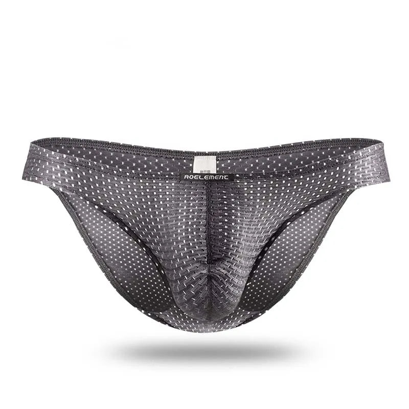 Brand Newest Men Underwear Male Sexy Briefs Jockstrap Mesh Convex Pants high-quality Man Panties L XL XXL 3XL Underpants