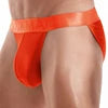 For Fashion Solid Color Men's Underwear Sexy Low Waist High Slit Boxer Briefs Breathable Mesh Material Quick Dry Plus Size