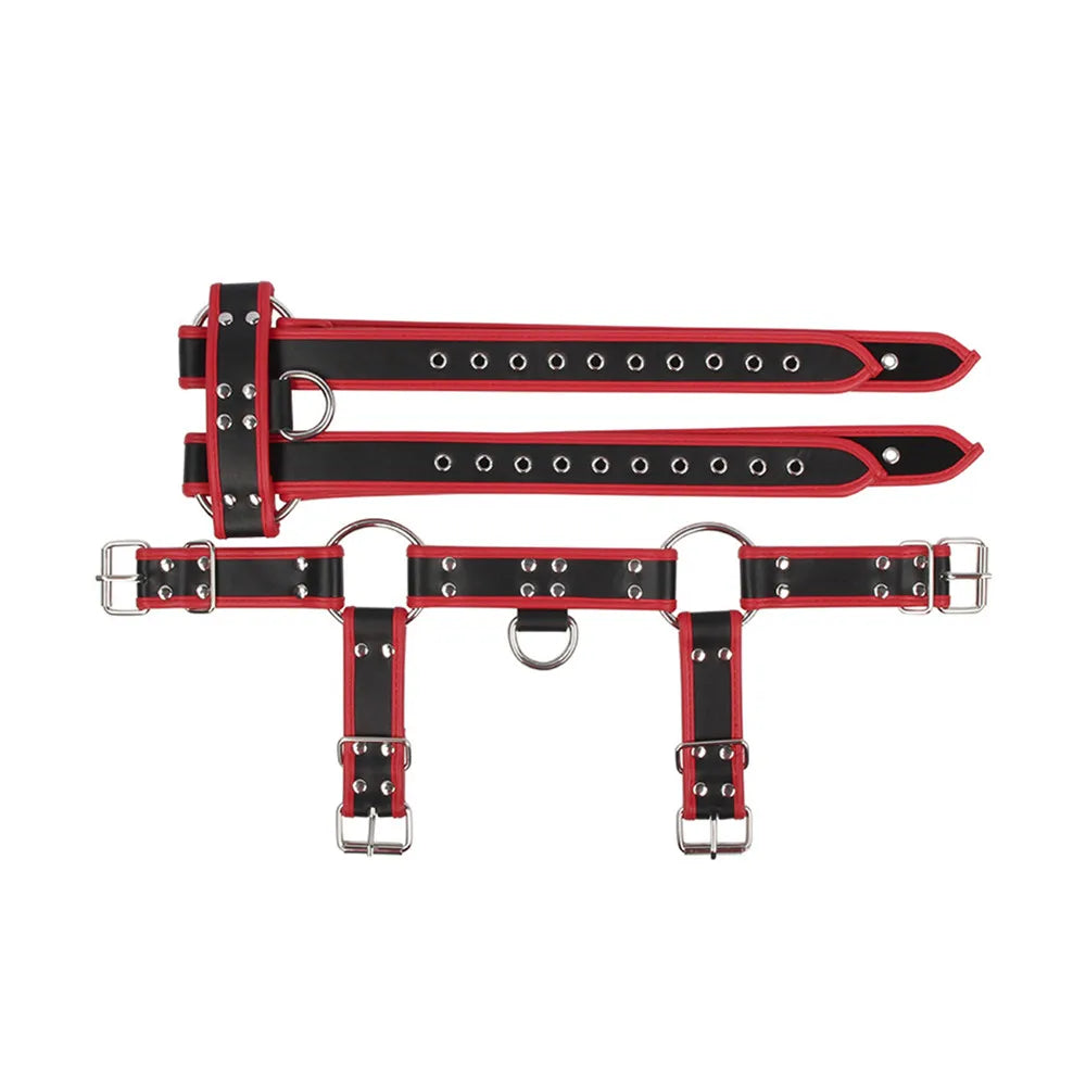 6 Colors Men Harness English Bull Dog Leather Chest Belt Fetish Clothing Sexy Straps Bondage Erotic Products Sex Toys For Men