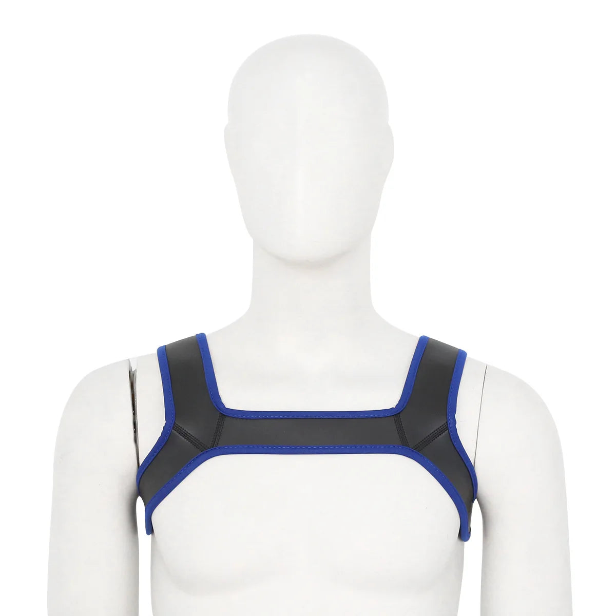Sexy Men Chest Harness Neoprene Double Shoulder Straps for Carnival Party Caostume Accessories Strap Punk Men Chest Harness Belt