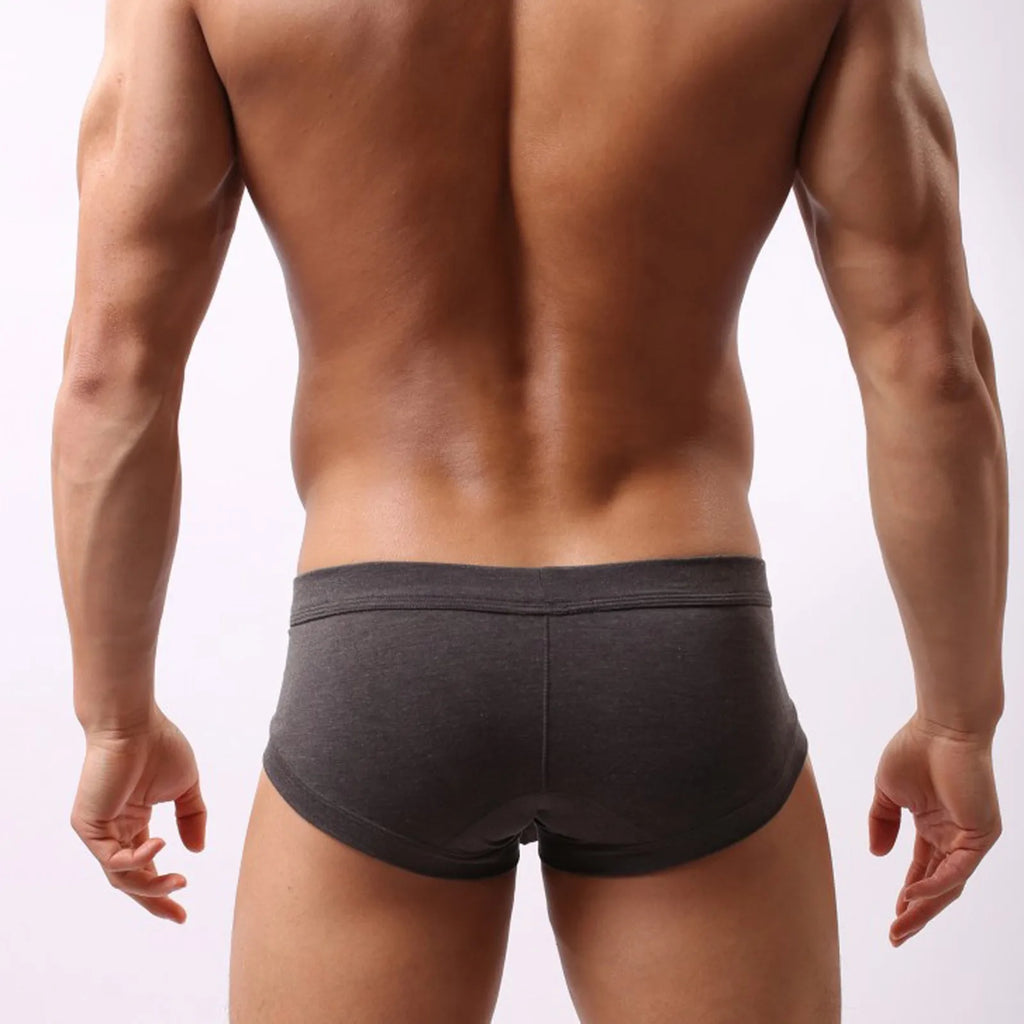 Mens Sexy Modal Underwear Briefs Men Low Rise U convex Pouch Brief Underpants Men Breathable Briefs