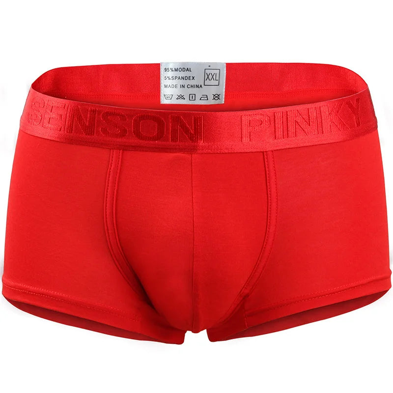 1 piece of simple and versatile men's underwear for casual daily use, comfortable and breathable, available in multiple colors