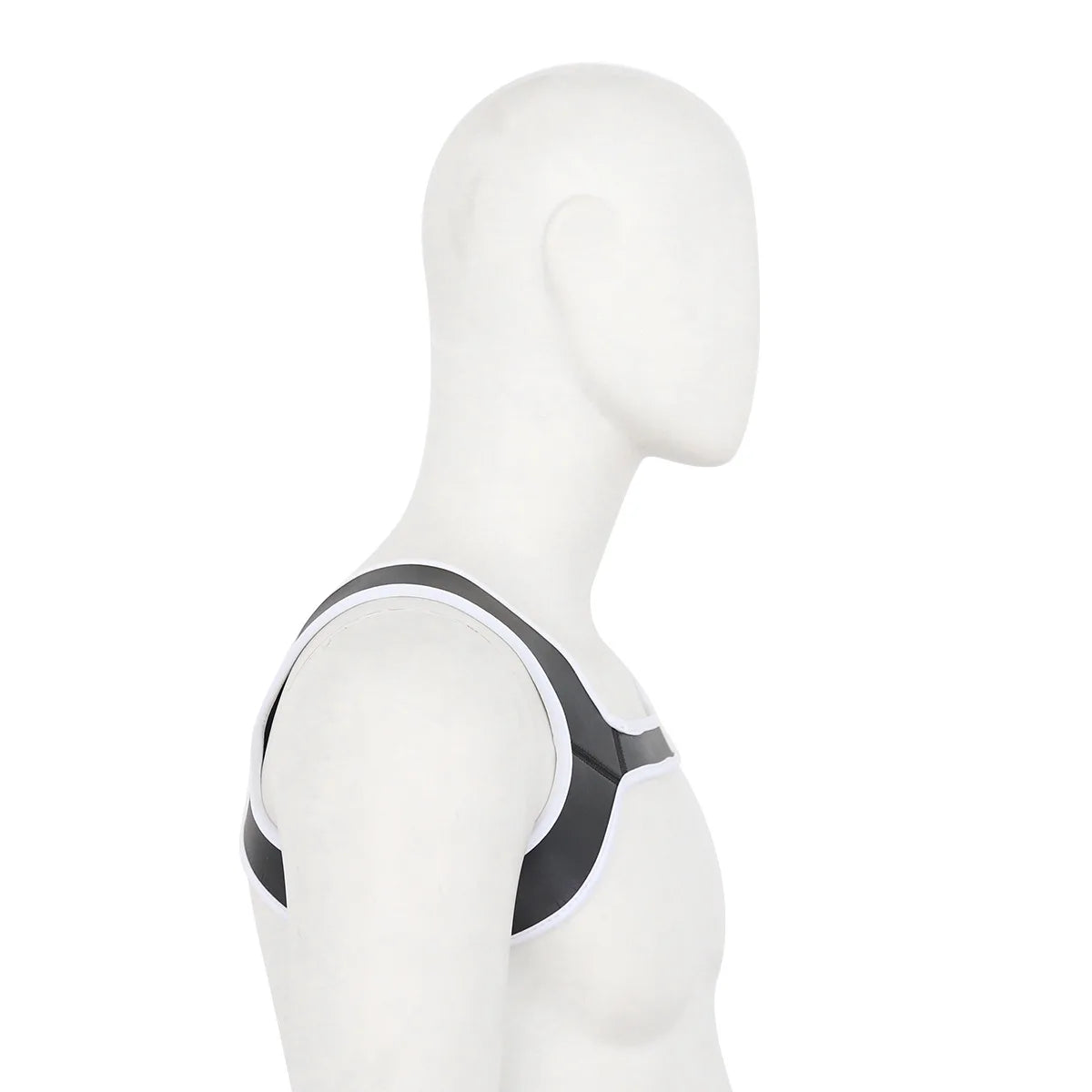 Sexy Men Chest Harness Neoprene Double Shoulder Straps for Carnival Party Caostume Accessories Strap Punk Men Chest Harness Belt