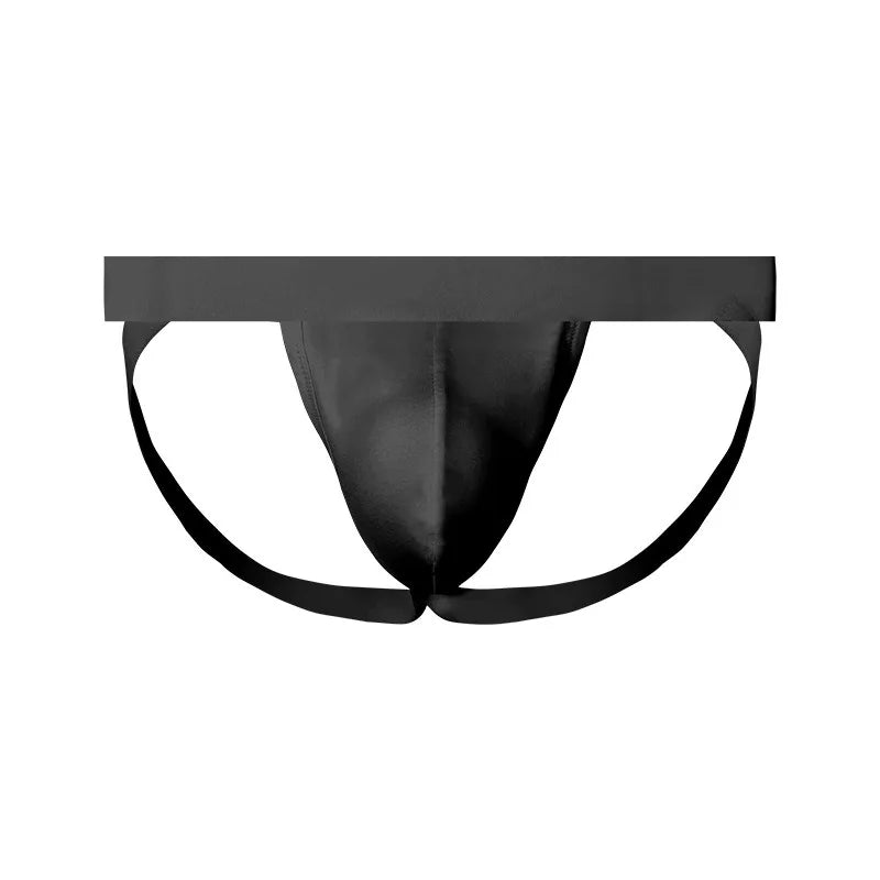 Jockstrap Thongs Mens Sexy Pouch Bag Underwear Low Rise Lingerie Man Convex Pouch G String Hollow Elastic Men Panties Sleepwear