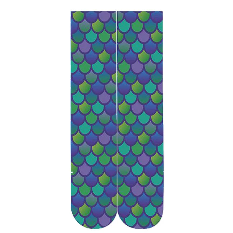 New sexy leopard pattern novelty socks men's fashion home socks women Harajuku happy cartoon 3D printing student play socks