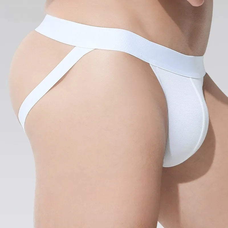 Jockstrap Thongs Mens Sexy Pouch Bag Underwear Low Rise Lingerie Man Convex Pouch G String Hollow Elastic Men Panties Sleepwear