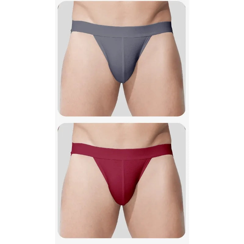 Jockstrap Thongs Mens Sexy Pouch Bag Underwear Low Rise Lingerie Man Convex Pouch G String Hollow Elastic Men Panties Sleepwear