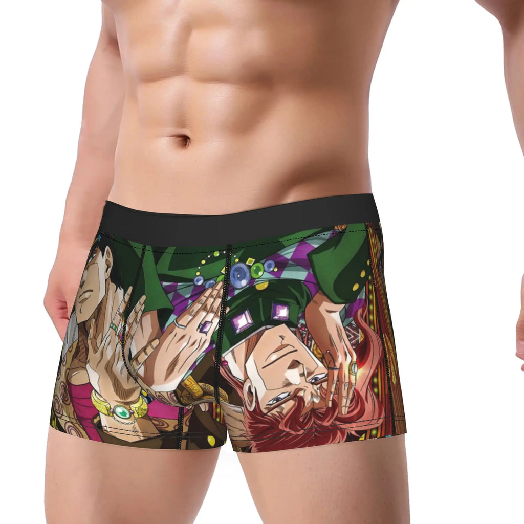 JoJo's Bizarre Adventure Underpants Homme Panties Man Underwear JoJo Comfortable Shorts Boxer Briefs