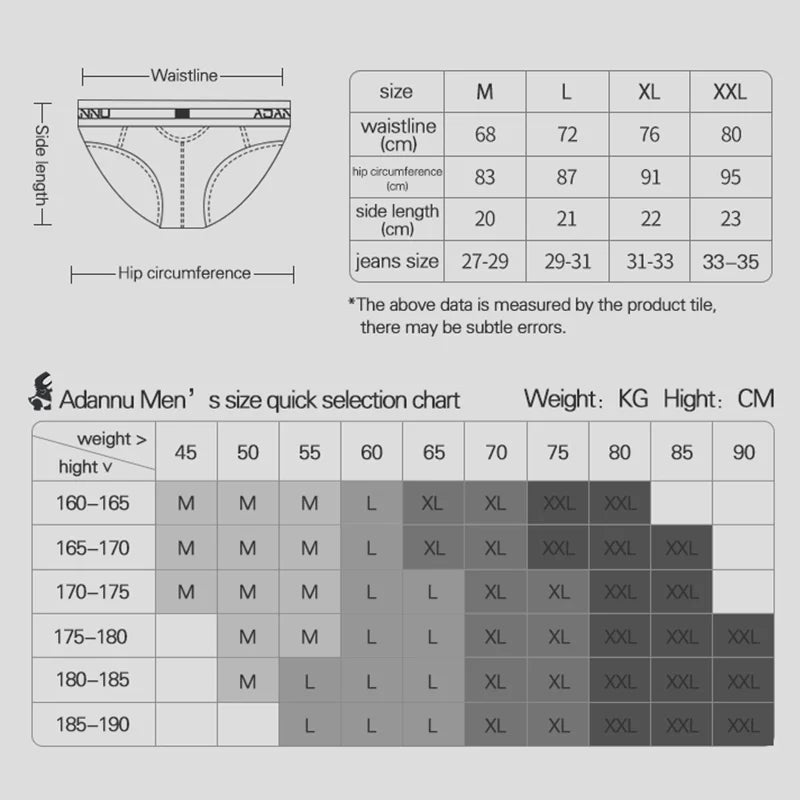 2022 New Cotton Sexy Gay Men Underwear Bikini Men Briefs Soft Mens Briefs Underwear Shorts Mens Panties BS3517