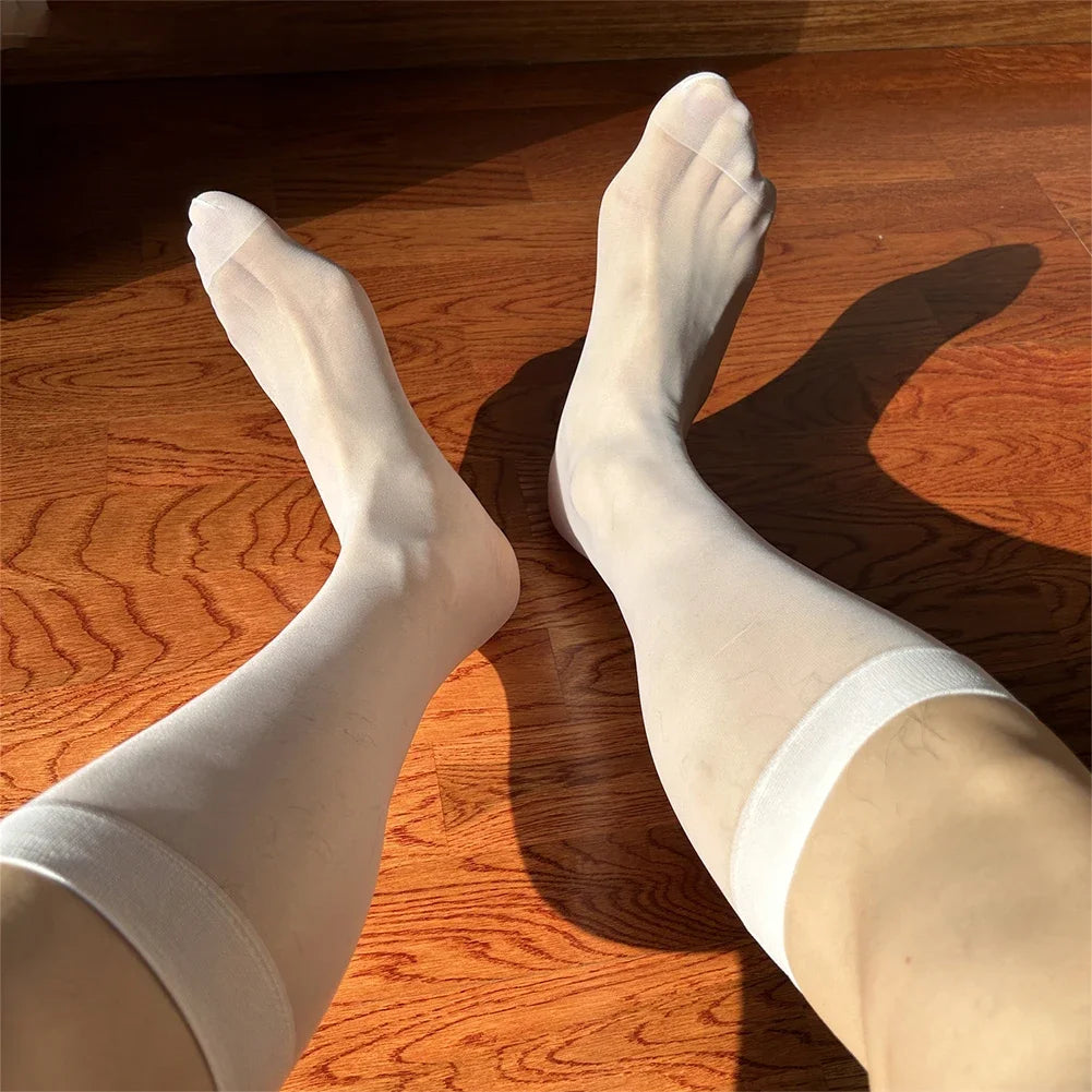 Suit Socks Silky Stockings Sexy Sheer Traceless Ultra-thin Breathable Comfortable Fitness Nylon See-Through Holiday