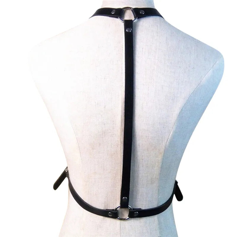 Sexy Women Men Adjustable Leather Body Chest Harness Belt Punk Fancy Costume Leisure Straps