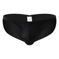Men Smooth Satin Briefs Bikini Sexy Bulge Pouch Underwear Shiny Mini Panties Butt-lifting Low Waist Soft Fashion Underpants