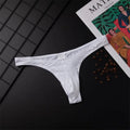 Sexy Men Underwear Brief Ice Silk Gay Men's Jockstrap T-Back String Thongs G string Men's Tanga Breathable Men Underpants
