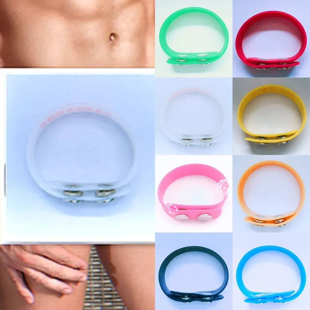Mens Silica Delay Ring Adjustable Cockring Ring Male Jockstrap Gay G-string Thong Sexy Men Penis Cock Ring Strap Erotic Lingerie