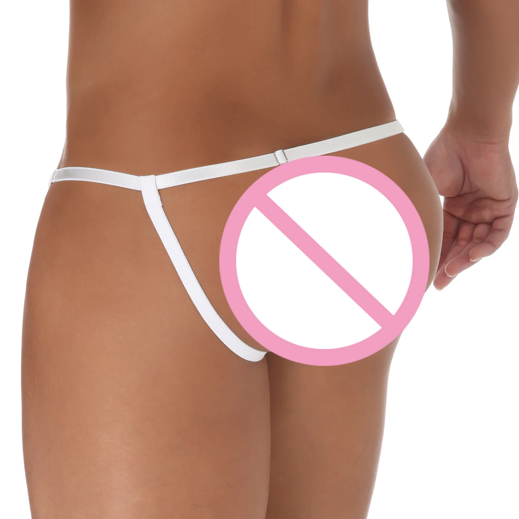 Men Jock Strap Sexy Lace Thong Underwear Man G String Panties Jockstrap Sissy Low Waist Underpants Thongs tanga hombre Adjustabl