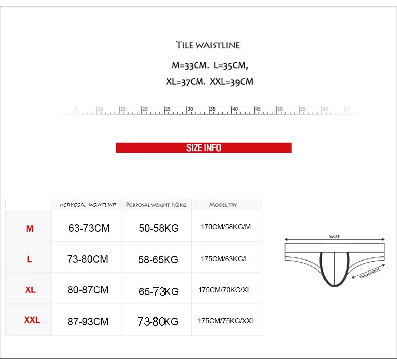 Man’s Underwear Cuecas Masculinas Double Layer Men‘s Swimming Trunks Gay Ropa Interior Hombre Tie Men’s Underpants Personality
