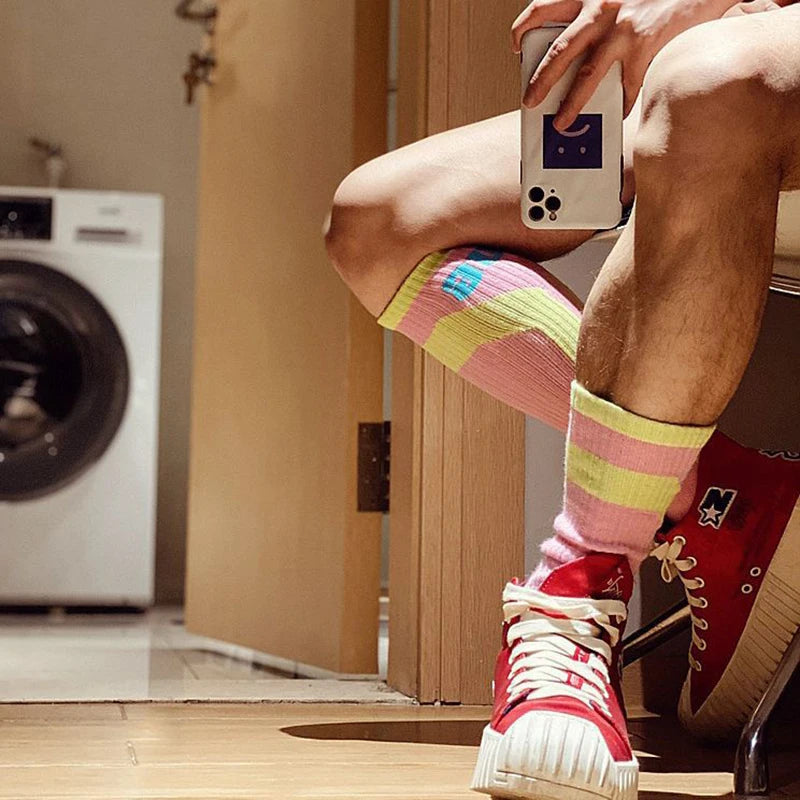 Socks Fashion Calcetines Hombre Meias High Tube Socks For Men Cotton Basketball Ropa De Hombre Sport Socks