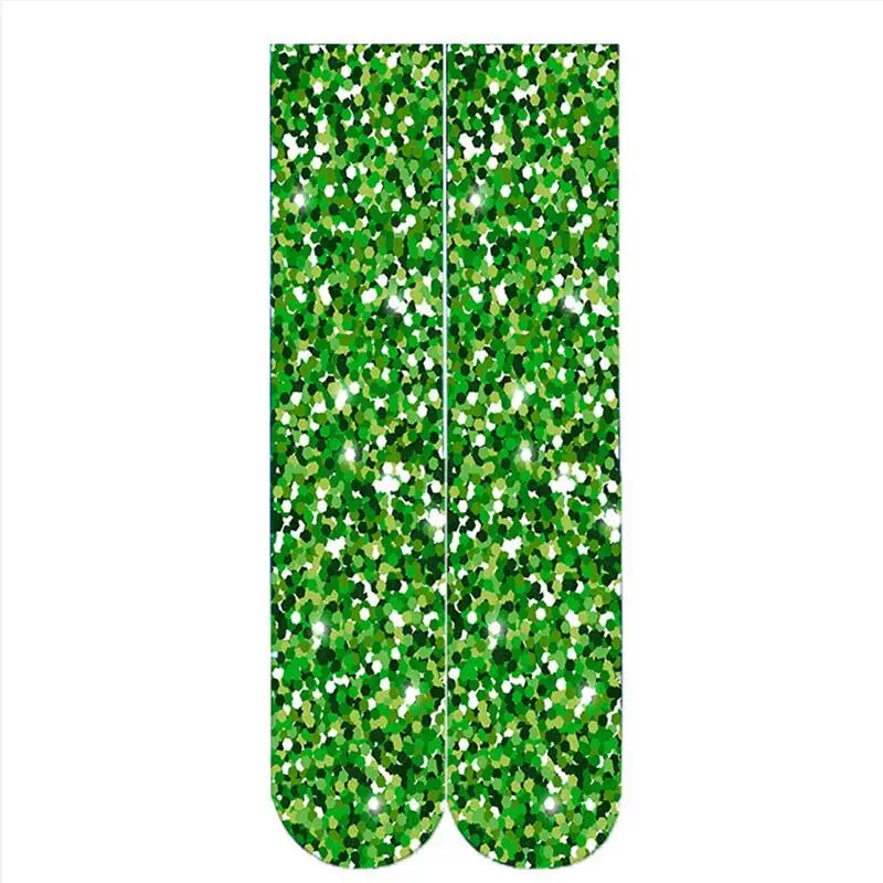 New sexy leopard pattern novelty socks men's fashion home socks women Harajuku happy cartoon 3D printing student play socks