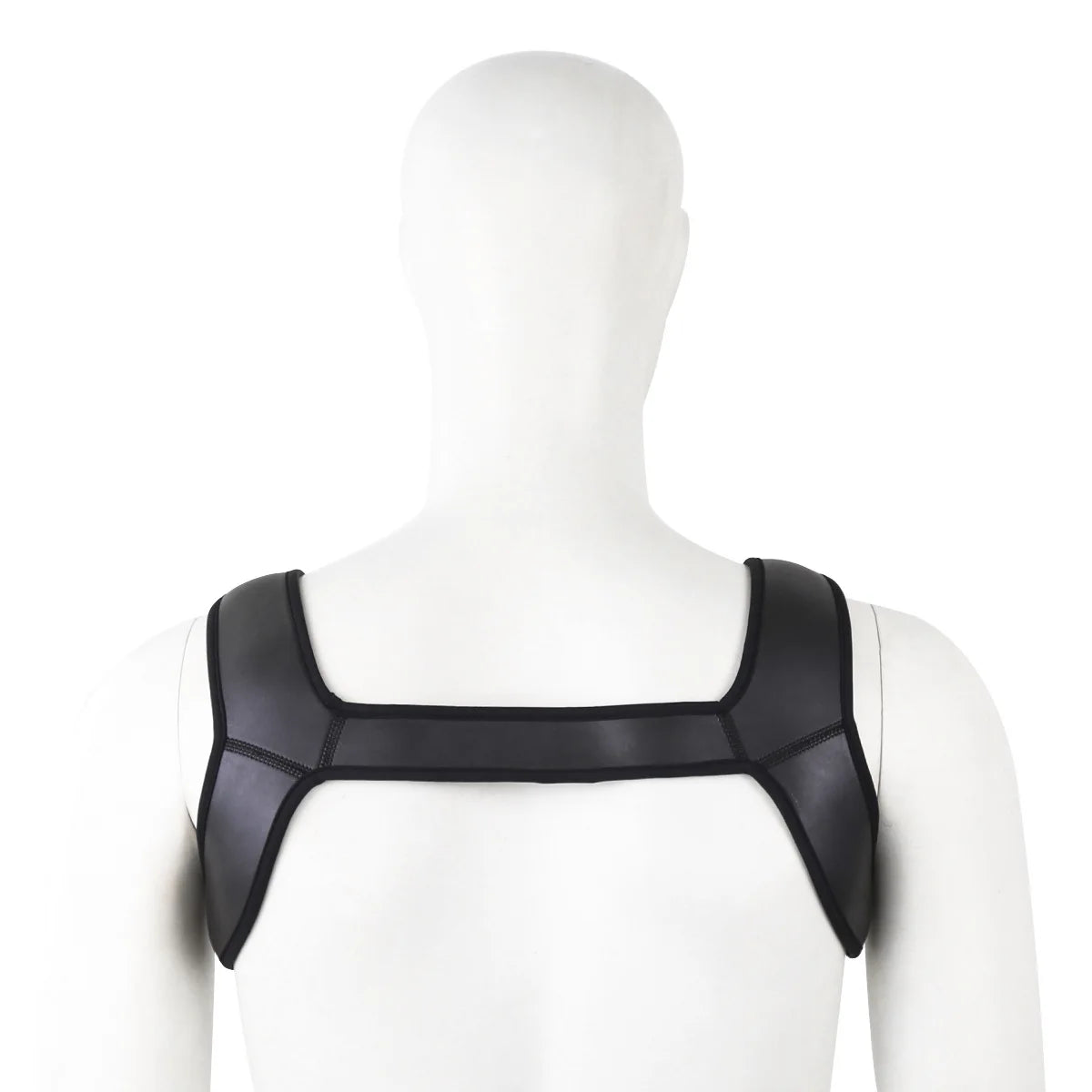Sexy Men Chest Harness Neoprene Double Shoulder Straps for Carnival Party Caostume Accessories Strap Punk Men Chest Harness Belt