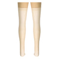 Sexy Mens Lingerie Glossy See-through Stockings Thin Shiny Solid Color Stretchy Sheer Thigh High Socks Sissy Stockings