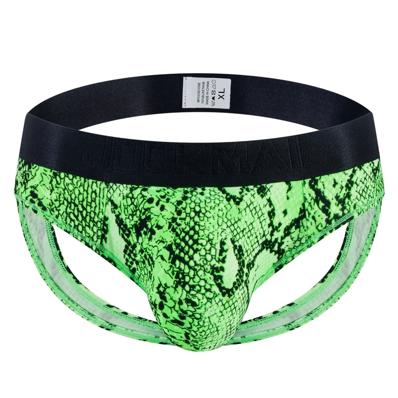 Leopard Print Jockstrap Sexy Briefs Men Bikini Underwear Slip Hombre Calzoncillos Hombre Kinckers Men Briefs Cuecas Gay
