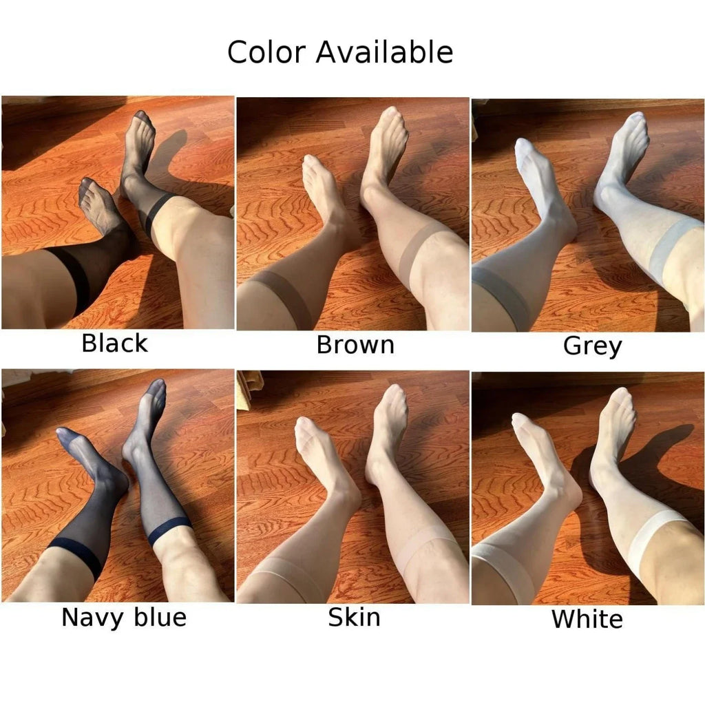 Suit Socks Silky Stockings Sexy Sheer Traceless Ultra-thin Breathable Comfortable Fitness Nylon See-Through Holiday