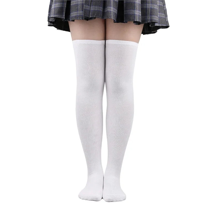 1Pair Striped Long Socks Women Sexy Over Knee Thigh High Socks Over The Knee Stockings Ladies Girls Warm Long Tube Socks ﻿