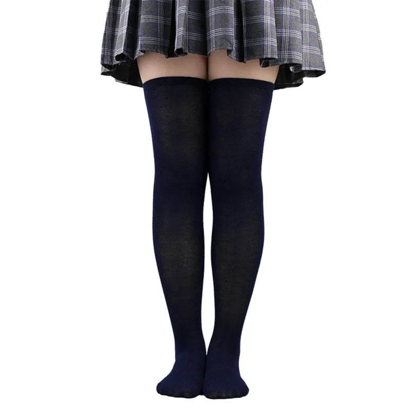 1Pair Striped Long Socks Women Sexy Over Knee Thigh High Socks Over The Knee Stockings Ladies Girls Warm Long Tube Socks ﻿