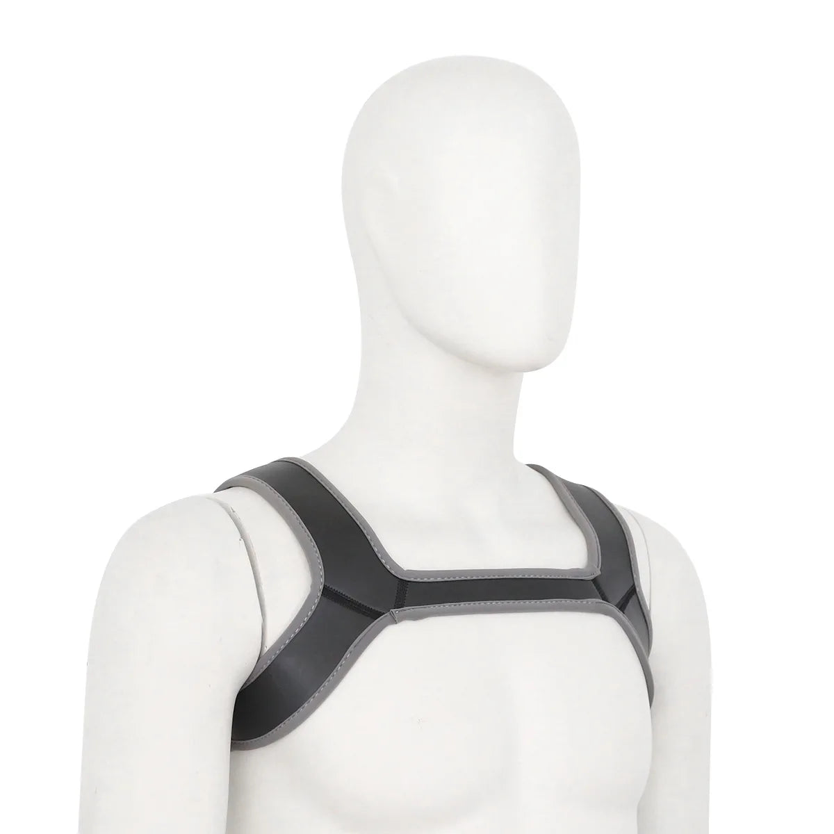 Sexy Men Chest Harness Neoprene Double Shoulder Straps for Carnival Party Caostume Accessories Strap Punk Men Chest Harness Belt
