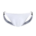 Jockmail Men's Sexy  Ice Silk Thongs Briefs Low Waist U Convex Underwear Underpants Men's G-String T-Back Bikini Sexi Jockstrap