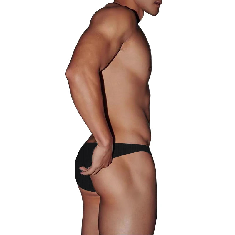 Fashion Modal Jockstrap Underwear Man Brief Low Waist Slip Gay Sexy Men's Panties Briefs Men Underpants Sissy Mens Briefs AD7114