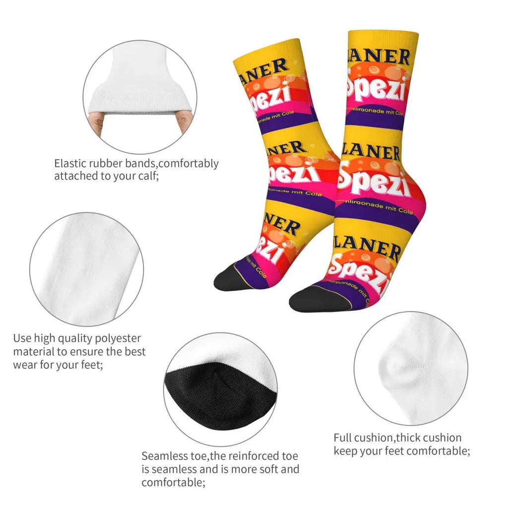 Men's Socks Spezis Logo Stockings Winter Funny Comfortable Socks Design Climbing Non-Slip Socks