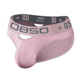 Men's Ribbed Cotton Jockstrap Briefs, Breathable Low Rise Sport Underwear