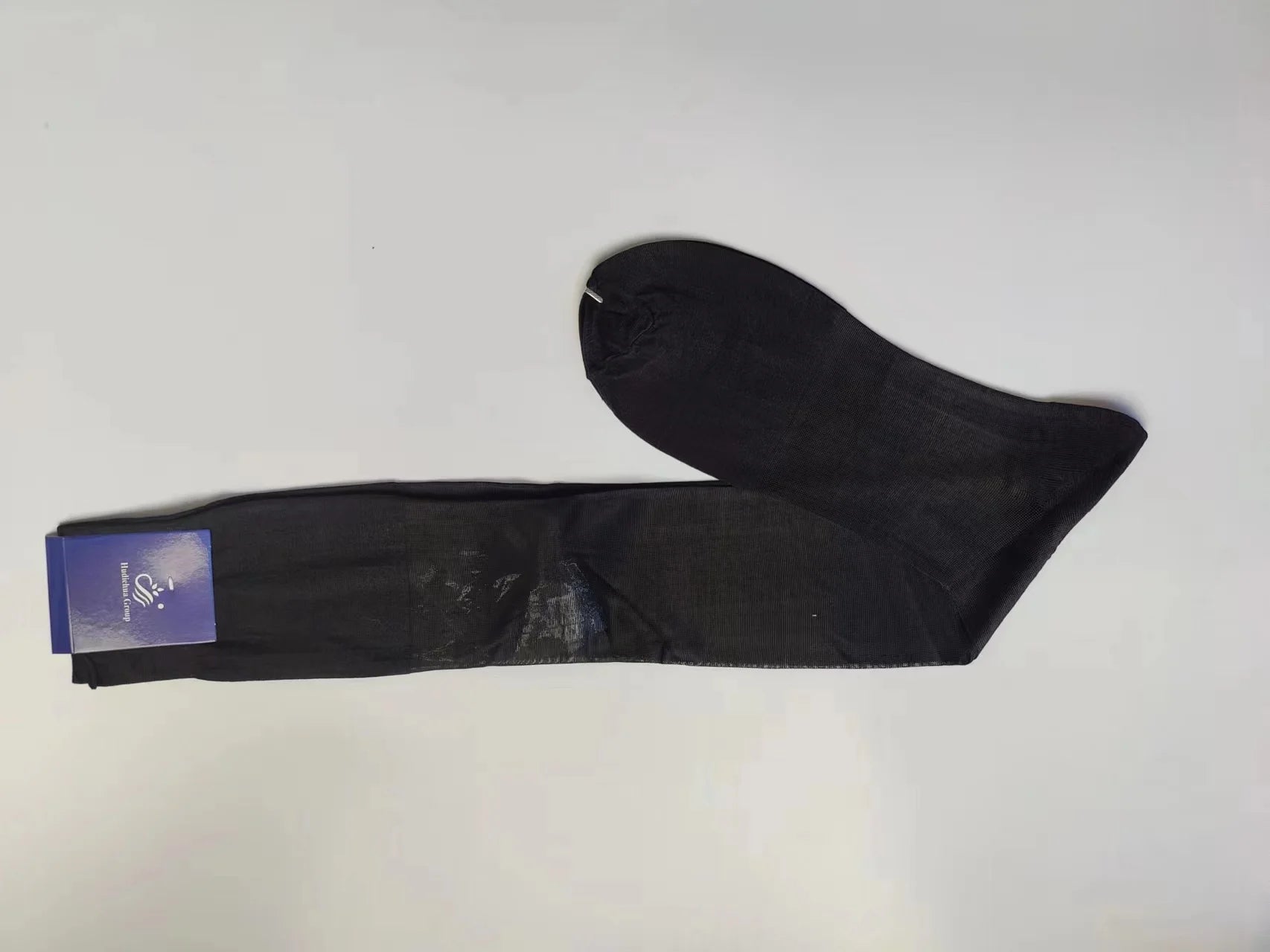 Over Knee High Business Men Socks Sexy Transparent Mesh Plain Stripe Tube Socks Male Ultra-thin Elastic Silky Stockings Men