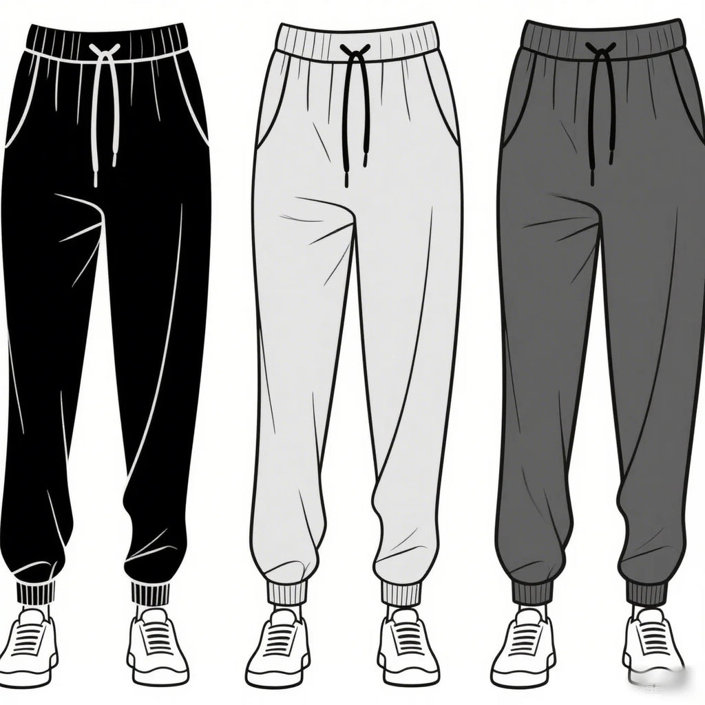 Men's Athletic Trainning Joggers Casual Loose Fit Sweatpants Male  Spring Fall Elastic Waist Drawstring Trousers