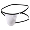 Mens Sexy G-String Soft Underwear Breathable Bulge Pouch Underpants T-Back Thongs Man Low Waist Back Open Mini Panties Jockstrap