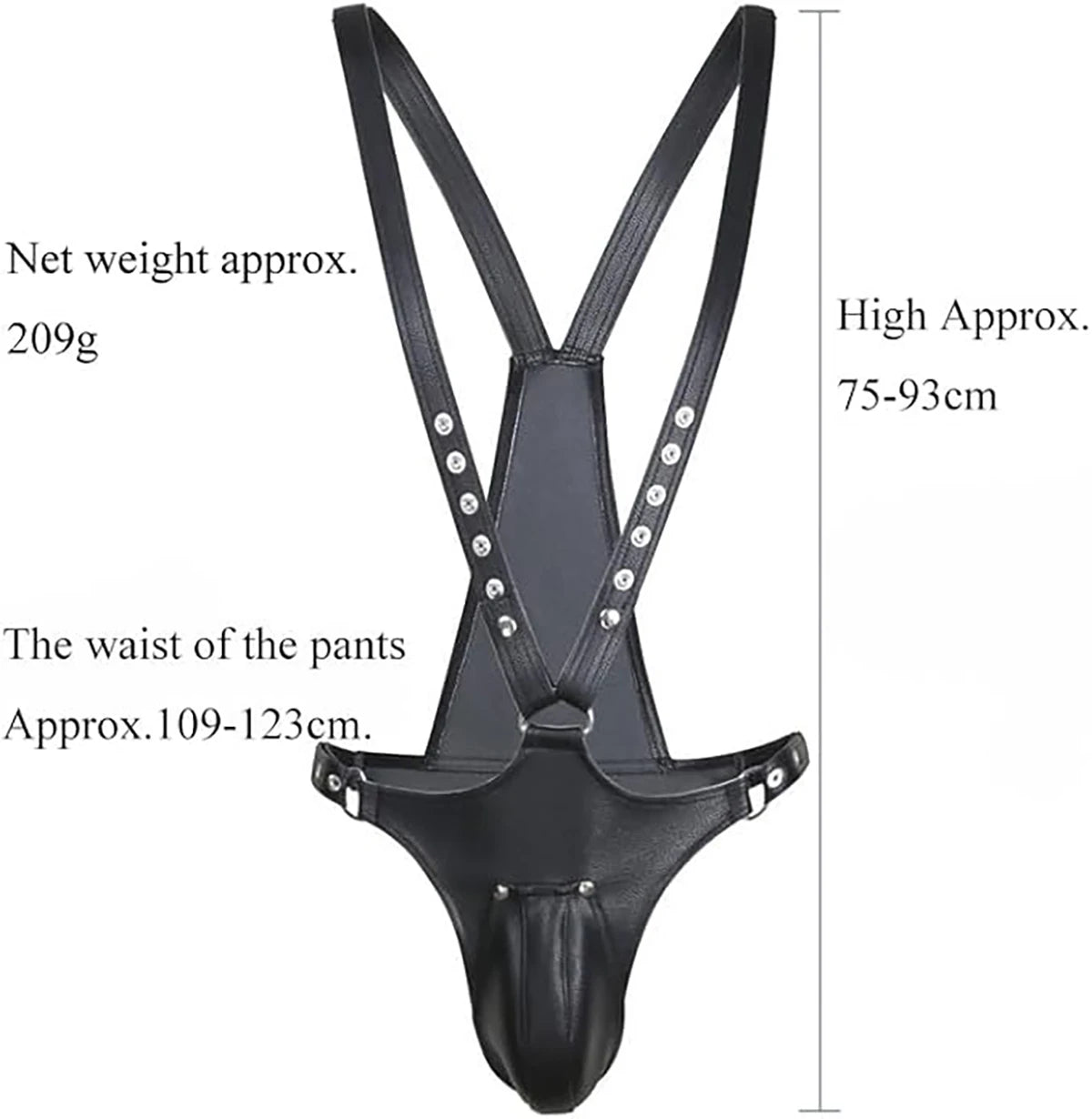 Male harness Underwear Thong Sexy Lingerie Costume Body Straps Leather Fierce man Thongs Clubwear