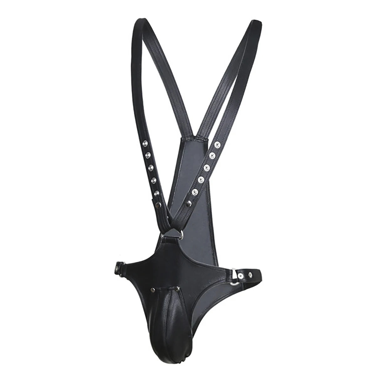 Male harness Underwear Thong Sexy Lingerie Costume Body Straps Leather Fierce man Thongs Clubwear