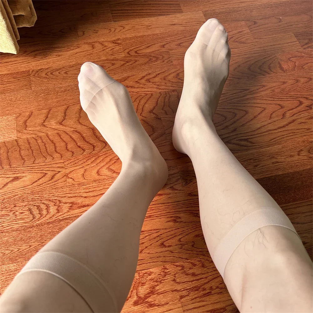 Suit Socks Silky Stockings Sexy Sheer Traceless Ultra-thin Breathable Comfortable Fitness Nylon See-Through Holiday