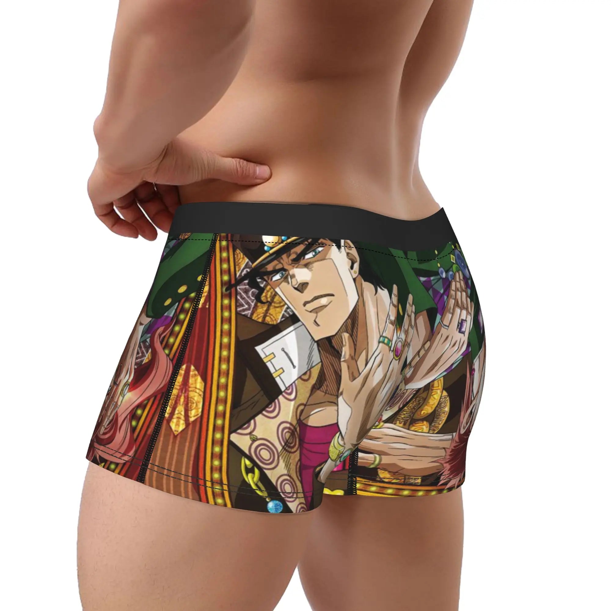 JoJo's Bizarre Adventure Underpants Homme Panties Man Underwear JoJo Comfortable Shorts Boxer Briefs
