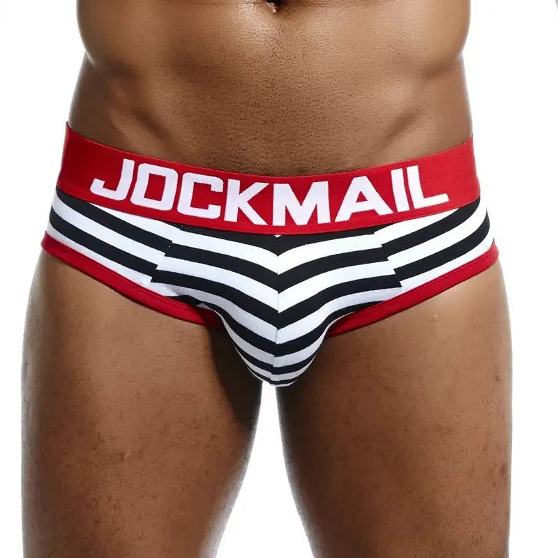 Sexy Men Underwear Thong Jockstrap Briefs Backless Cotton Jock Strap Homme Slip Erotic String Homens Cueca Gay Penis Pouch